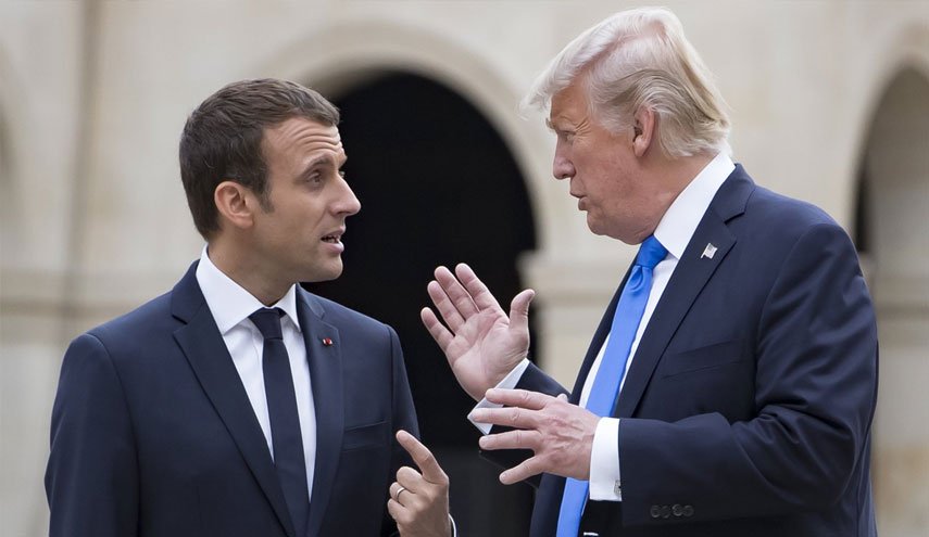 پشت‌پرده توبیخ ماکرون توسط ترامپ