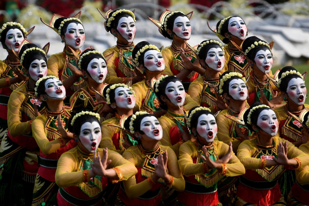 جشن هفتادوچهارمین سالگرد استقلال اندونزی در کاخ ریاست جمهوری