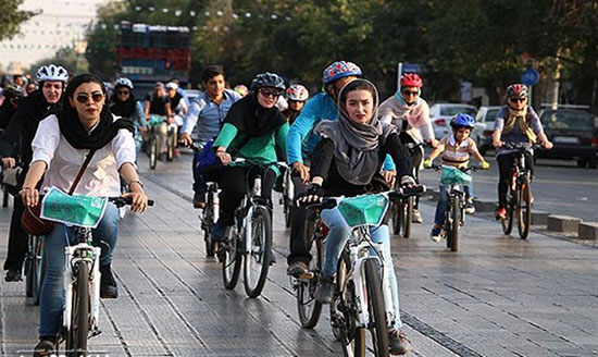 پیست‌هایی که قفل ممنوعیت دوچرخه سواری زنان را بازکردند