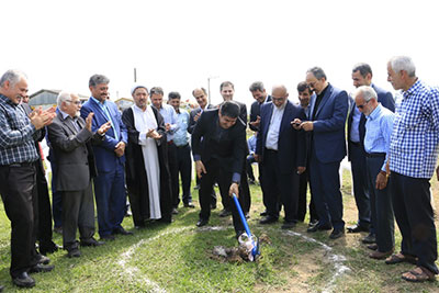 آغاز احداث سومین مدرسه شهدای بانک ملی ایران در گیلان