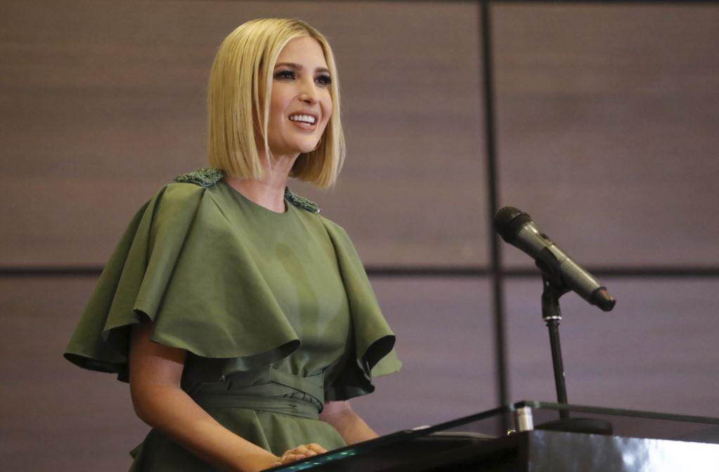 سخنرانی ایوانکا ترامپ در آکادمی پلیس کلمبیا