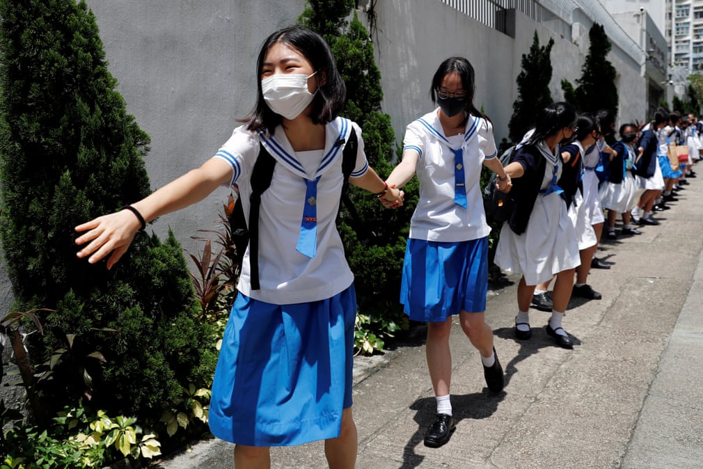 تظاهرات دانش‌آموزان مدارس هنگ کنگ علیه چین
