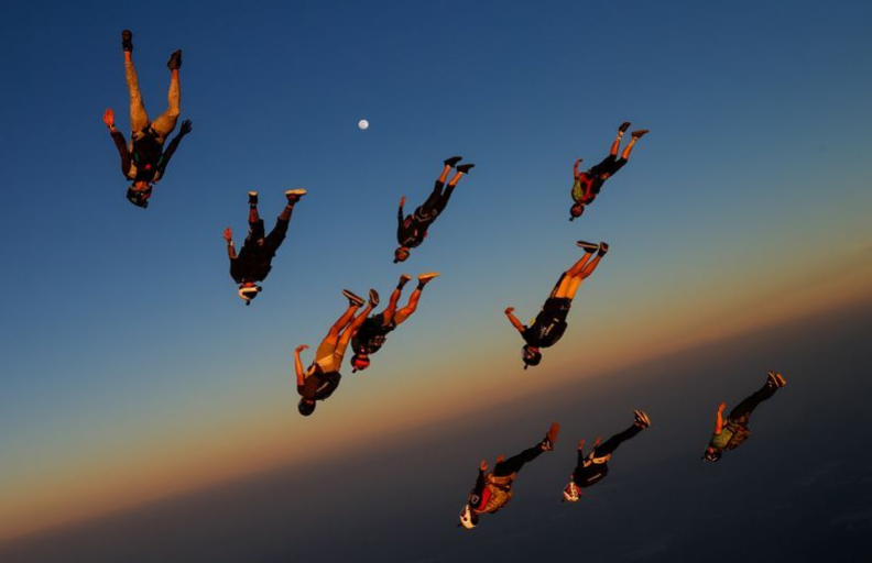 عکس روز/ پرش از ارتفاع در ایالت تگزاس آمریکا