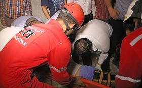 سقوط بالابر در بندرعباس یک کشته بر جای گذاشت