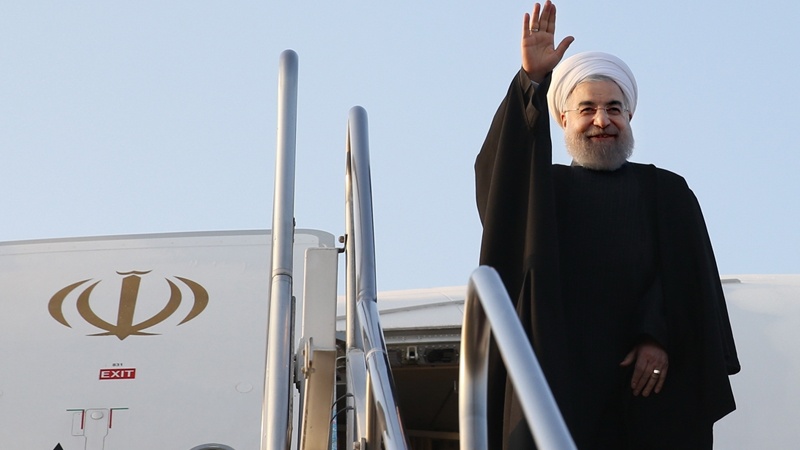 روحانی عازم نیویورک شد