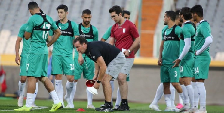 حرکت جالب ویلموتس برای بازیکنان و غیبت یک بازیکن/ تمرین دوقلو&zwnj;ها کنار هم