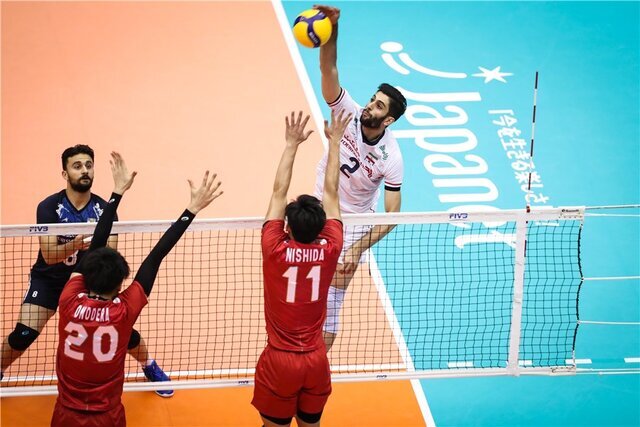 والیبال ایران و ژاپن