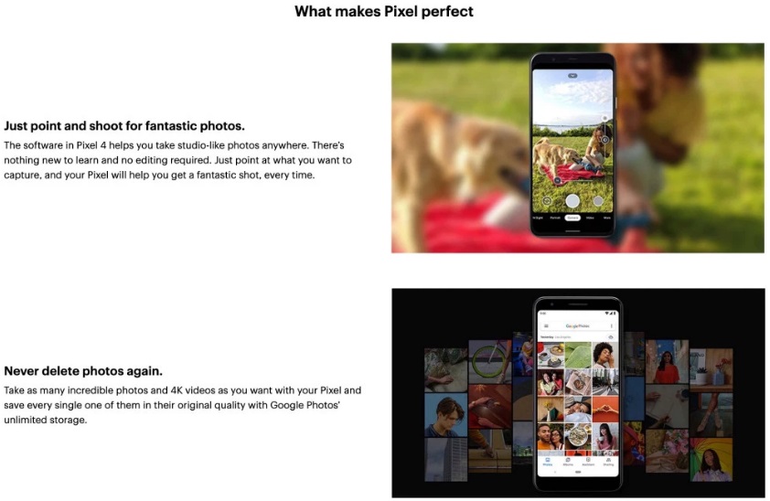 پیکسل ۴ ایکس ال گوگل