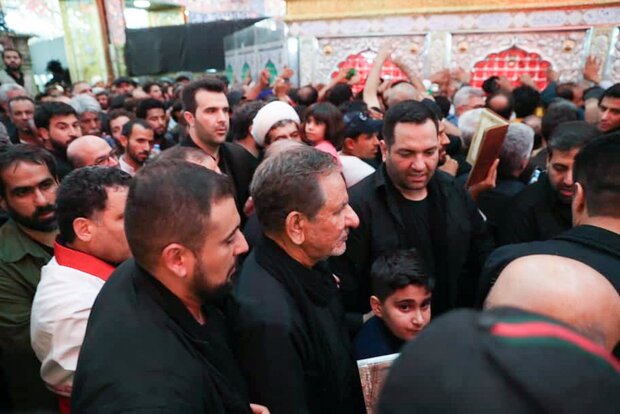 جهانگیری حرم امیرالمومنین (ع) را زیارت کرد/ حضور در مسجد کوفه