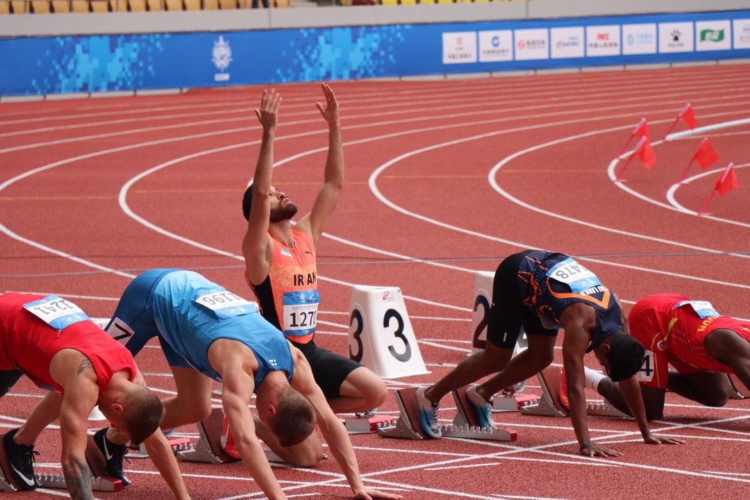 تفتیان طلای دوی ۱۰۰ متر بازی‌های نظامیان جهان را از آن خود کرد