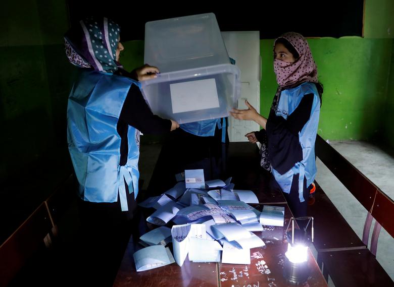 شمارش آرای انتخابات ریاست جمهوری افغانستان