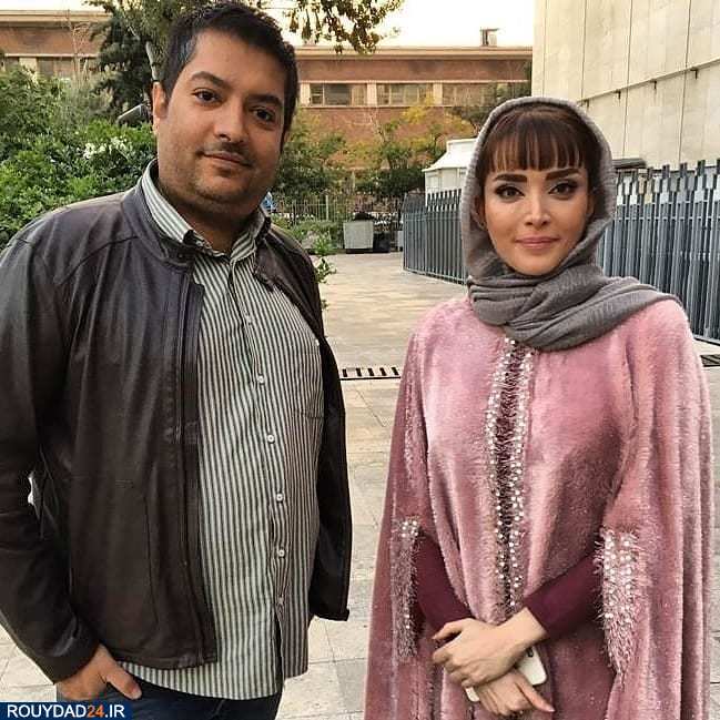 استایل مخمل صورتی بهنوش طباطبایی