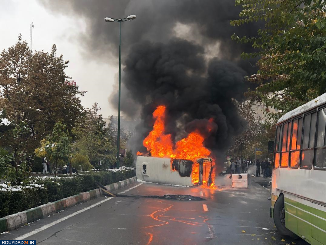 آخرین اخبار از اعتراضات مردمی درپی افزایش قیمت بنزین +عکس اعتراضات مردمی