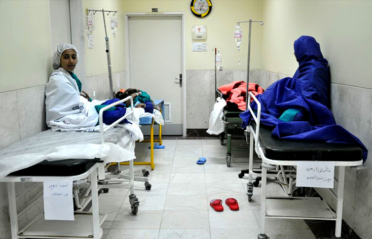 کمبود تخت بیمارستان