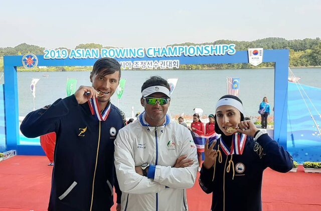 ۲ طلا و ۲ برنز برای ایران در رویینگ قهرمانی آسیا ۲ طلا و ۲ برنز برای ایران در رویینگ قهرمانی آسیا
