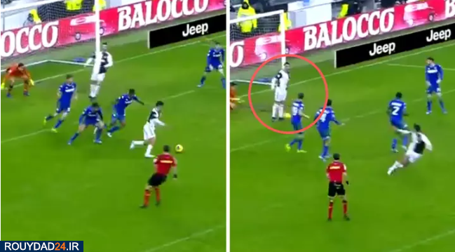 رونالدو جلوی برد تیمش را گرفت! + (عکس)