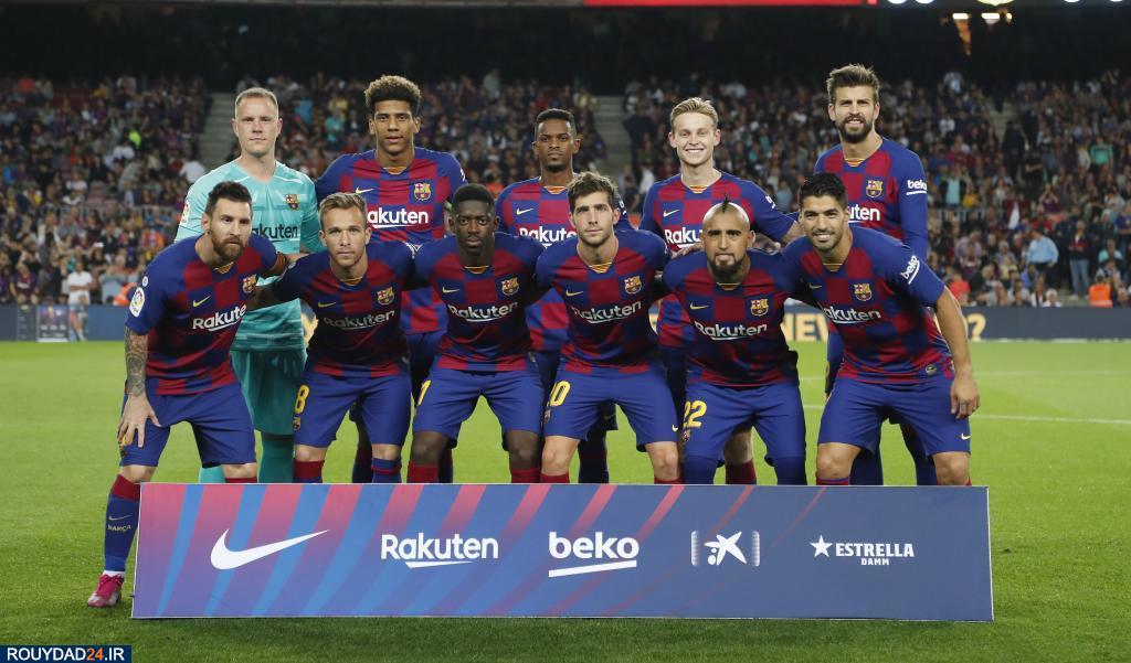 ترکیب اصلی اینتر و بارسلونا اعلام شد