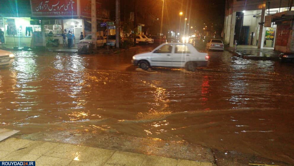 بارندگی اهواز را فلج کرد