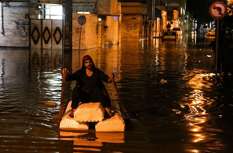 فاضلاب اهواز آبگرفتگی