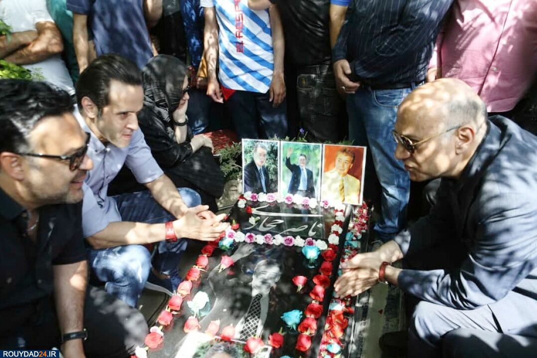 رونمایی شدن سردیس ناصر حجازی در تهران