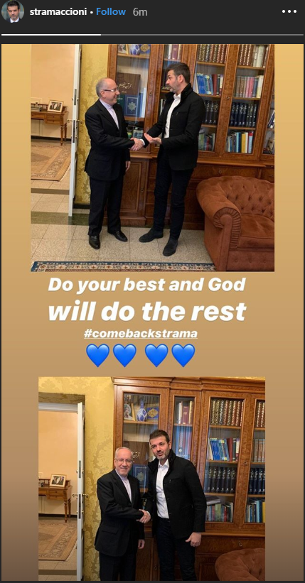 امیدوارکنندترین تصویر؛ استراماچونی در مسیر بازگشت +عکس