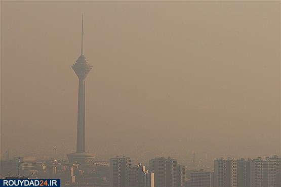 آلوده‌ترین مناطق تهران بر روی نقشه