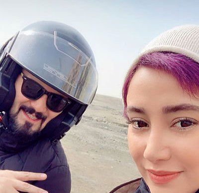 موتورسواری بهاره افشاری و کامبیز دیرباز +عکس