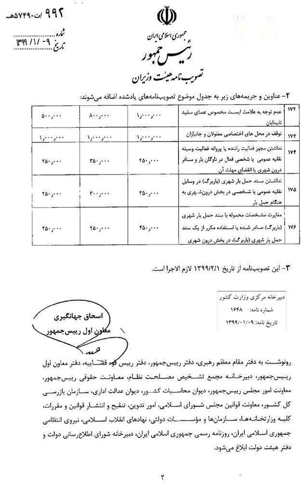 جریمه ورود به منطقه طرح ترافیک ۵ برابر شد