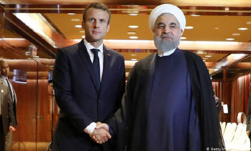 تماس ماکرون با روحانی