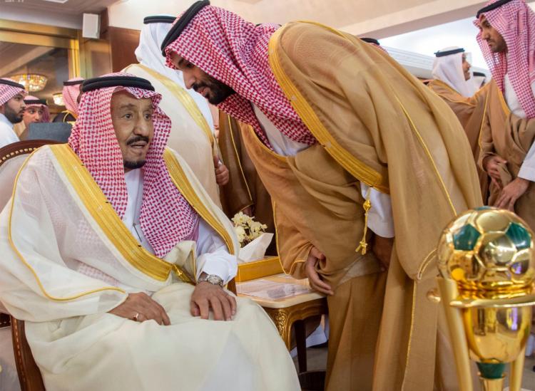 قرنطینه پادشاه و ولیعهد عربستان