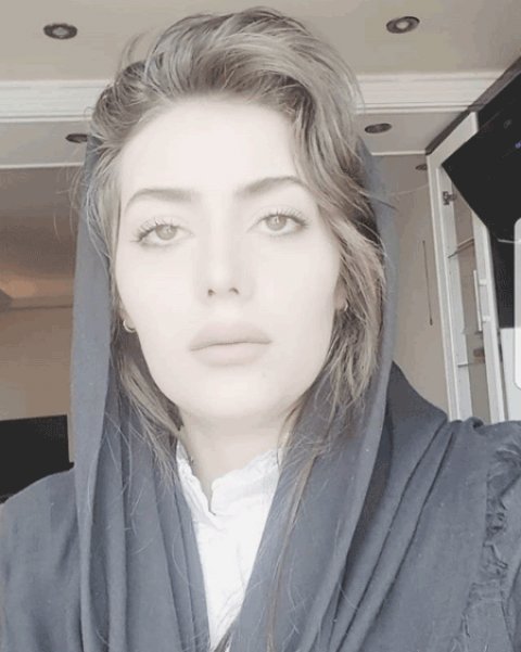 چهره واقعی هدیه بازوند بازیگر خوش چهره نقش روژان سریال نون خ هدیه بازوند