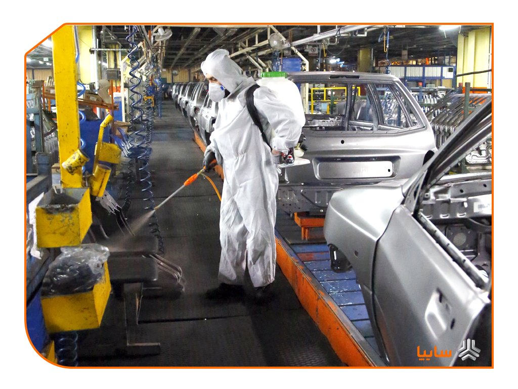 اقدامات ضدکرونایی سایپا 