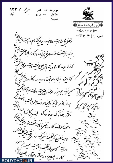 رضا حکمت سردار فاخر نخست وزیر ایران