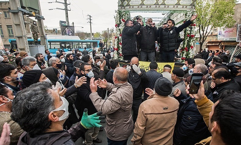 مراسم تشیع سردار اسداللهی مراسم تشیع سردار اسداللهی