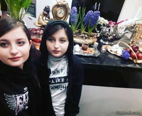 سارا و نیکای پایتخت کنار سفره هفت سین+عکس