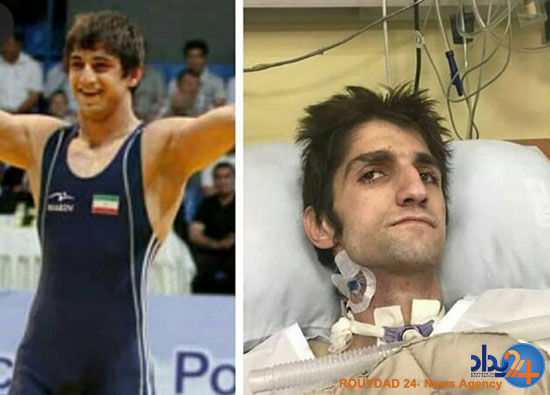 بهبود ملی پوش کشتی از کما