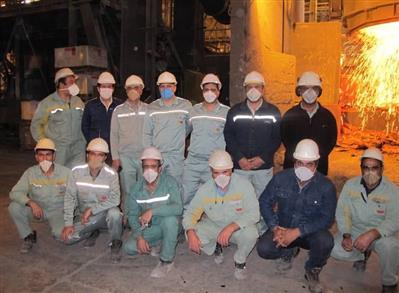 ثبت رکورد عمر نسوز پاتیل در مجتمع فولاد سبا ثبت رکورد عمر نسوز پاتیل در مجتمع فولاد سبا