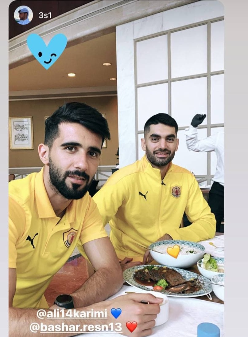 علی کریمی و بشار رسن