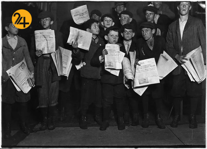 کودکان کار ۱۰۰ سال پیش