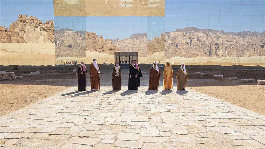 عکس یادبود سران ۶ کشور جنوب خلیج فارس بعد از پایان نشست شورای همکاری