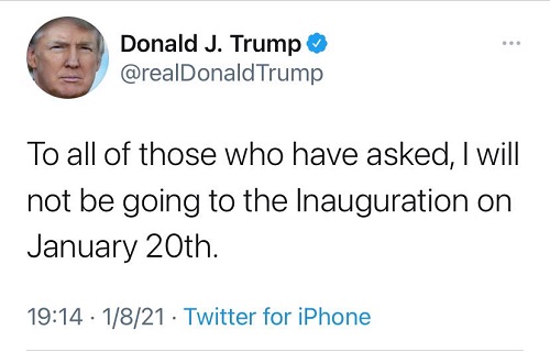  مراسم تحلیف بایدن