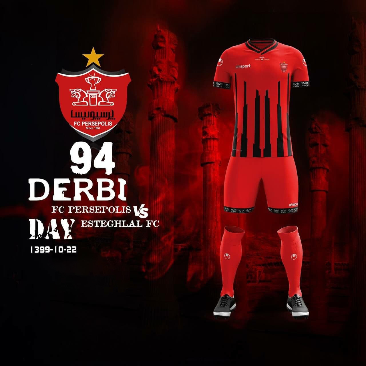 شش خط مشکی روی لباس پرسپولیس نشانه چیست؟