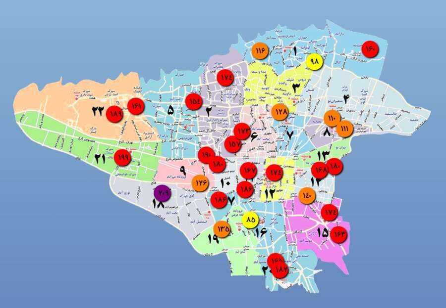 شاخص آلودگی هوای تهران به ۳۰۰ رسید