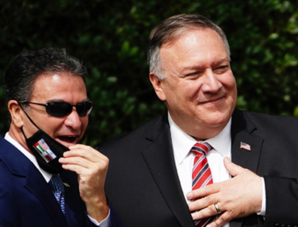 رئیس موساد و پمپئو 