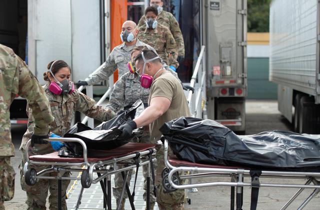 سردخانه‌های موقت بریتانیا