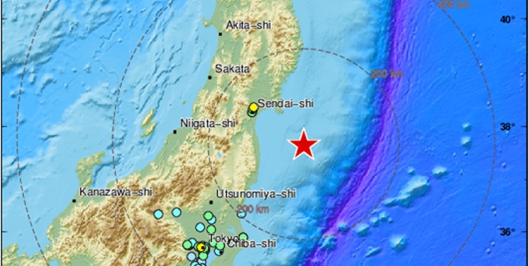 زمین لرزه در ژاپن