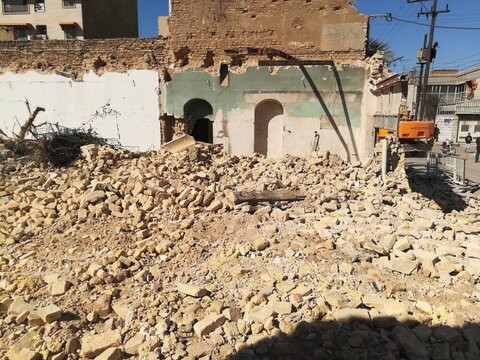 تخریب خانه احمد محمود