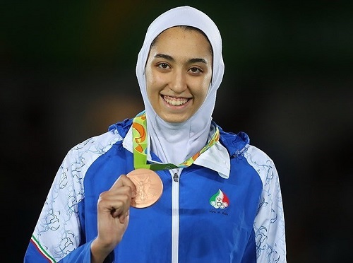کیمیا علیزاده در تیم پناهندگان المپیک