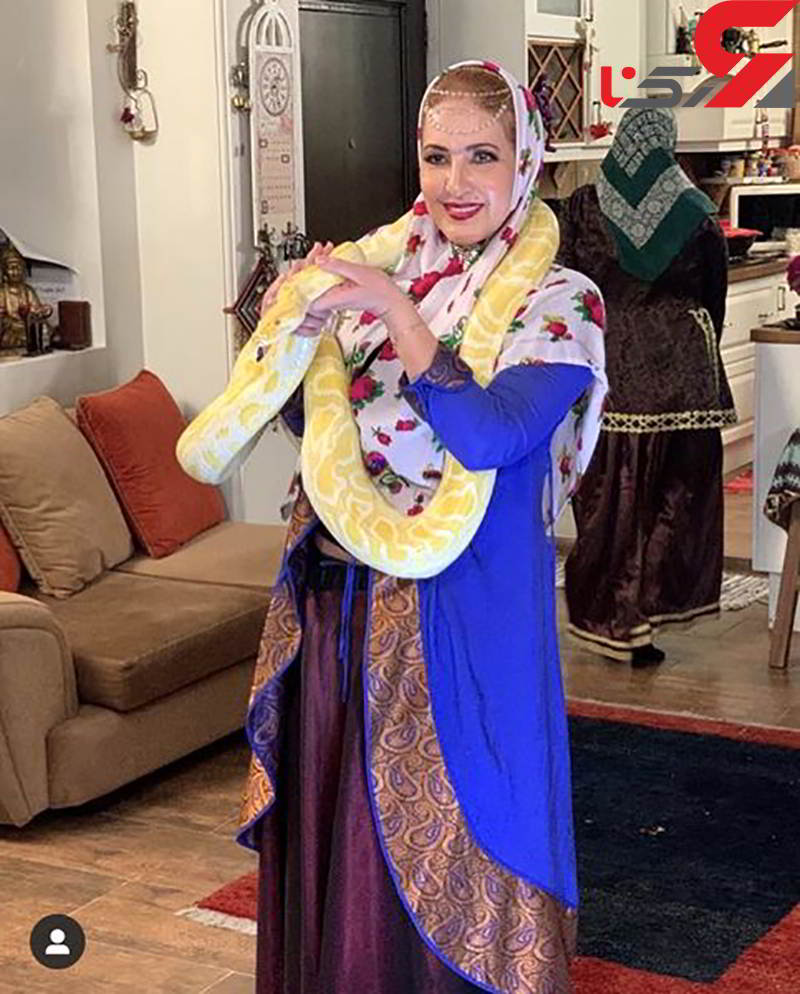 حیوان خانگی عجیب فاطمه گودرزی + عکس حیوان خانگی عجیب فاطمه گودرزی + عکس