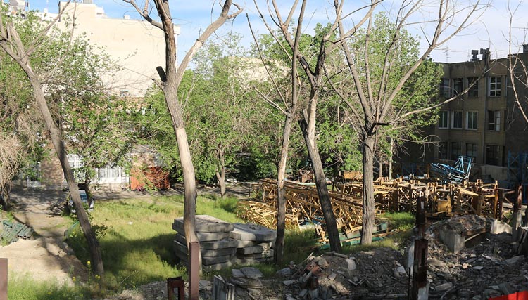 تخریب باغ های تهران